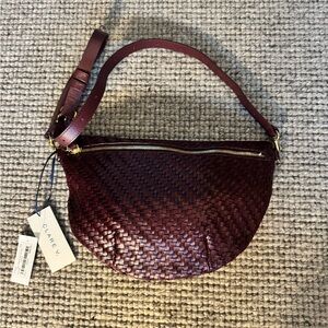 Clare V Grande Fanny Cassis NWT